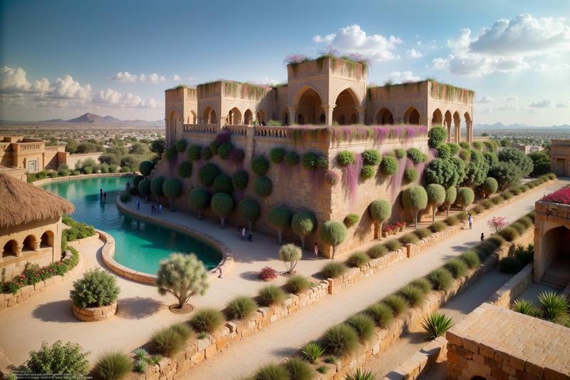 00322-337980001-(8k, RAW photo, highest quality), a photo of an oasis, the Hanging Gardens of Babylon, ancient, capturing the beauty of the (ter.png